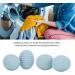 LANTRO JS Pack of 8 Dryer Balls for Tumble Dryer Washing Ball Dryer Balls Hedgehog Balls for Home Clothes Cleaning Reusable - Buy Online on GoSupps.com