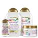 OGX Coconut Miracle Oil Set with Shampoo Conditioner Hair Mask and Oil Bundle