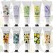 spa luxetique 10 Pack Hand Cream Set Scented Hand Lotion for Dry Cracked Travel Size Hand Cream Mini Moisturizing Lotion With Shea Butter Gifts for Women 1 Fl Oz (Pack of 10)