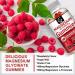 Magnesium Glycinate Gummies 400mg and L-Threonate 200mg | Potent Chelated Complex with VitD, B6, CoQ10 | Supports Memory, Calm, Mood & Sleep - 60 Raspberry Gummies - Buy Online on GoSupps.com