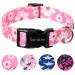Unique Style Paws Rosa G nsebl mchen Hundehale band Cabhire collars & linen for collar dog wide fly chain dog dog collar tensile band gifts for small medium large dogs m pink daisy