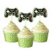 HOKPA Video Game Controller Cupcake Toppers 36Pcs Game Cupcake Picks for Game Themed Anniversary Baby Shower Birthday Party Decorations
