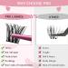 Cluster Lashes 72 Pcs Eyelash Clusters DIY Tender Style | Fluffy & Reusable Individual Eyelash Extensions | Soft & Comfortable Self-Application | C Curl 8-16 Mix - Buy Online on GoSupps.com