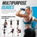 Resistance Bands Weight Building Kit - 150 lbs - 12 Elastic Bands for Yoga, Calisthenics, Gym - Elastic Muscle Bands with Anklets and Door Grip - Buy Online on GoSupps.com