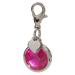 Soulhorse bridle ranges & lucky charms for the horse great keychain lucky trailer horse pony charm trailer with artificial stone - Charm Lucky Stone - Love Pink