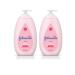 Johnson's Moisturizing Pink Baby Lotion with Coconut Oil Hypoallergenic 2 x 27.1 fl. oz 27.1 Fl Oz (Pack of 2)