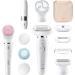 Buy Braun Silk- pil 9 Flex Beauty Set - Epilator & Facial Hair Remover for Women | Includes FaceSpa Brush & Mini Hair Remover | International Shipping Available - Buy Online on GoSupps.com