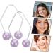 POPETPOP 1 Pair Dimple Trainer Dimples Exerciser Face Exerciser Exercise Lips Trainer Dimples Clip Beauty Smile Exerciser Facial Tool Neck Exerciser Dimples Trainer Alloy Purple Metal Maker 4.30X2.50X0.80CM Purple - Buy Online on GoSupps.com
