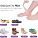 Silicone Heel Protectors - 2 Pairs Gel Pads for Blister Prevention, Achilles Tendinitis, Plantar Fasciitis - Breathable Heel Cups for Men and Women - White - Buy Online on GoSupps.com