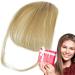 Clip On Bangs Human Hair - Human Hair Clip In Air Bangs | Natural Color Clip On Neat Bangs | Stylish Hair Bangs Fringe Hairpieces | Thick Bangs Extensions Neat With Temples Clip For Women gray gold - Buy Online on GoSupps.com
