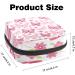 Stylish Pink Butterfly Women's Napkin Storage Bag | Floral Menstrual Cup & Bandage Organizer for First Period - Buy Online on GoSupps.com
