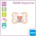 MAM Supreme Silicone Pacifier with Case - Pink (1 Unit) | 2-6 Months | International Shipping Available - Buy Online on GoSupps.com