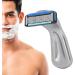 Sluff's Safety Razor for Men - Precision Single Blade Manual Razor Waterproof & Portable with 6 Removable Blades - Best Shaving Experience - Buy Online on GoSupps.com