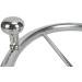 Amarine Made 13-1/2 Inch Stainless Boat Steering Wheel - Destroyer Style with Small Knob - Buy Online on GoSupps.com