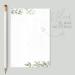 Farmhouse Greenery Notepad - 4x6 in. | Stylish Eco-Friendly Stationery for Home & Office - Buy Online on GoSupps.com