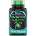 Magnesium Glycinate 500mg Per Capsule - 120 Count | 4 Month Supply! | Pure Chelated Magnesium Supplement for Sleep Calm Nerve Joint & Bone Support* | AKA Magnesium Bisgycinate | Non-GMO