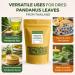  Kitama KITAMA Dried Pandana Leaves 100g - Natural Thai Flavor - For tea rice desserts and Asian cuisine - Pandan leaves - Bai Toey - 100% natural - Buy Online on GoSupps.com