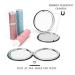 YTZJ Direct Compact Vanity Makeup Mirror - Portable Black Round Cosmetic Mirror for Travel - Small Handheld Mirror for Men, Women, and Girls - Buy Online on GoSupps.com