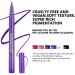 Waterproof Eyeliner - High Pigmented Colorful Mate Eyeliner - Girls Makeup Supplies for Stage Performance Gathering Halloween Dating Traveling - Buy Online on GoSupps.com