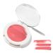 Undone Beauty Lip to Cheek Palette 3-in-1 Cream with Coconut Extract for Radiant  Dewy  Natural Glow - Blushing  Highlighting  & Tinting for Sheer to Opaque Color - Vegan & Cruelty Free - Rosy