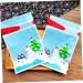 SEWOART 50 Pcs Christmas Candy Wrappers Handbags Christmas Pouch Candy Bag Child Snowflake Crisp Storage Bag - Buy Online on GoSupps.com