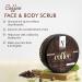 Buy NUTRIGLOW Natural Raw Irish Coffee Face & Body Scrub - 100% Organic Coffee Cocoa Butter & Oatmeal - 7.05 Oz | Perfect for Glowing Skin - Buy Online on GoSupps.com