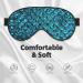 Fish Scale Print Unisex Sleeping Eye Mask | Soft Comfortable Light-Blocking Sleep Mask - Ideal for Travel & Relaxation - Buy Online on GoSupps.com
