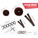 Hawwwy 12-Piece Hair Bun Maker Set for Women, Girls, Kids - Easy Fast Tool for Short, Long, Thin Hair - Brown Small & Large Donuts, Magic Snap & Roll, Spin Pins - Hair Accessories - Buy Online on GoSupps.com