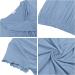 Maternity Pyjama Set XL | Short Sleeve Tops & Long Pants | Summer Cool & Moisture Wicking | Pregnancy & Nursing Sleepwear in Dusty Blue - Buy Online on GoSupps.com