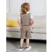 Mint Green Boys Gentleman Suit Set | Size 5-6 Years | Khaki Plaid | 3-Piece Outfit - Buy Online on GoSupps.com