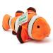 Zappi Co Ultra Soft Clown Fish Plush Toy (22 cm Length) - 100% Recycled Eco-Friendly Newborn Gift Realistic Lifelike
