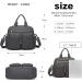 Kono Large Weekender Baby Changing Bag | Stylish Mom and Dad Travel Nappy Tote | Convertible Messenger with Insulated Pockets - Dark Grey - Buy Online on GoSupps.com