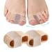 Toe Separator Gel for Men & Women - Breathable Universal Fit 2 Pieces (L 3.2x1.8x2.2 cm) - Pain Relief & Comfort - Buy Online on GoSupps.com