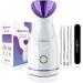 Kingsteam Nano Ionic Facial Steamer - Professional Deep Cleaning Spa at Home with Aromatherapy Kit & Blackhead Removal Tools (Purple) - Buy Online on GoSupps.com