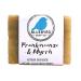 Bluebyrd Soap Co. Frankincense & Myrrh Soap Bars 5oz | 100% All Natural Soap - Scented with Pure Essential Oils | Vegan Moisturizing Coconut Oil Soap Bars For Body  Face  & Bath (Frankincense)