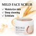 Rice Exfoliator Gel Mild Rice Face Scrub Large Capacity Body Scrub Improve Back Acne Soft Skin&Remove Dead Skin Deep Cleansing Hydrating Scrub Gel Body Exfoliator For Face&Hand Foot & Back 200ml - Buy Online on GoSupps.com