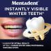 Mentadent Teeth Whitening Strips - 24 Strips (12-Day Treatment) with Coconut Oil - Enamel Safe, Non-Slip Technology - Sensitive Teeth & Gum Formula - Removes Coffee & Smoking Stains - No Parabens - Buy Online on GoSupps.com
