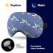Cartoons Shark Sleep Mask Eye Cover - Adjustable Strap, Blocks Light - for Men and Women - Buy Online on GoSupps.com