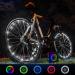 DLY LED Bike Wheel Lights 2Pcs Waterproof Tire Lights Colorful Bicycle Light Decoration Accessories Riding at Night Cool Birthday Gifts Fun for Kids & Adults Super Bright Wheelchair Light White