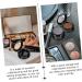 Garneck 8pcs Box Empty Eye Shadow Box Clear Makeup Case Tiny Cosmetic Jars Eyeshadow Holder Travel Bottle Black 4.1x3.8cm - Buy Online on GoSupps.com