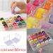 54 PCS Bobbins for Sewing Machine  Contains 2 Pack Transparent 25 Empty Slots Spools and Box  Extra 4 Plastic H-Shaped Floss Bobbins - Buy Online on GoSupps.com