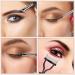 4 Pcs Eyelash Comb & Eyeliner Brush Set - Fine Angled Eyeliner Eyebrow Brush & Ultra Thin Liner Tool | International Shipping - Buy Online on GoSupps.com
