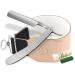 Beginner Shaving Set Stainless Steel Razor with Solingen Paste and Strop Extra Wide Leather Linen Combo Set of 3