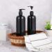 Minkissy 5-Piece Empty Soap Dispenser Set | 500ml Refillable Travel Bottles for Shampoo & Cosmetics | Ideal for Salon & Hairdresser Accessories - Buy Online on GoSupps.com