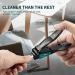VANWIN No Splash Nail Clippers with Catcher and Glass Nail File - Stainless Steel Wide Jaw Nail Cutter Trimmer for Adults - Black - Buy Online on GoSupps.com