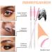Fenshine Eyelash Brush - 200 Disposable Mascara Bars for Eyelash Extensions & Eyebrow Contouring - Pink - Buy Online on GoSupps.com