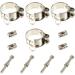 TEHAUX 4 Pcs Clamp Stainless Steel Duct Clamp Hose Clamp Ring Ear Clamp European Style Strong Hoop - Buy Online on GoSupps.com