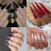 Stiletto Nail Tips 120pcs Soft Gel Press on Nails Pre-shaped Full Cover Long Acrylic French False Nails | 12 Sizes - Buy Online on GoSupps.com