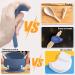 Delven Baby Bowls and Spoons Set | Silicone Toddler Weaning Bowls with Suction | BPA-Free, Non-Slip Cutlery Set | Easy to Clean | Microwavable & Dishwasher Safe | Navy - Buy Online on GoSupps.com