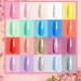 Saviland 29 Pcs Dip Powder Nail Kit Starter - Sakura Love 20 Colors Dipping Powder Set for DIY and Salon at Home - Buy Online on GoSupps.com